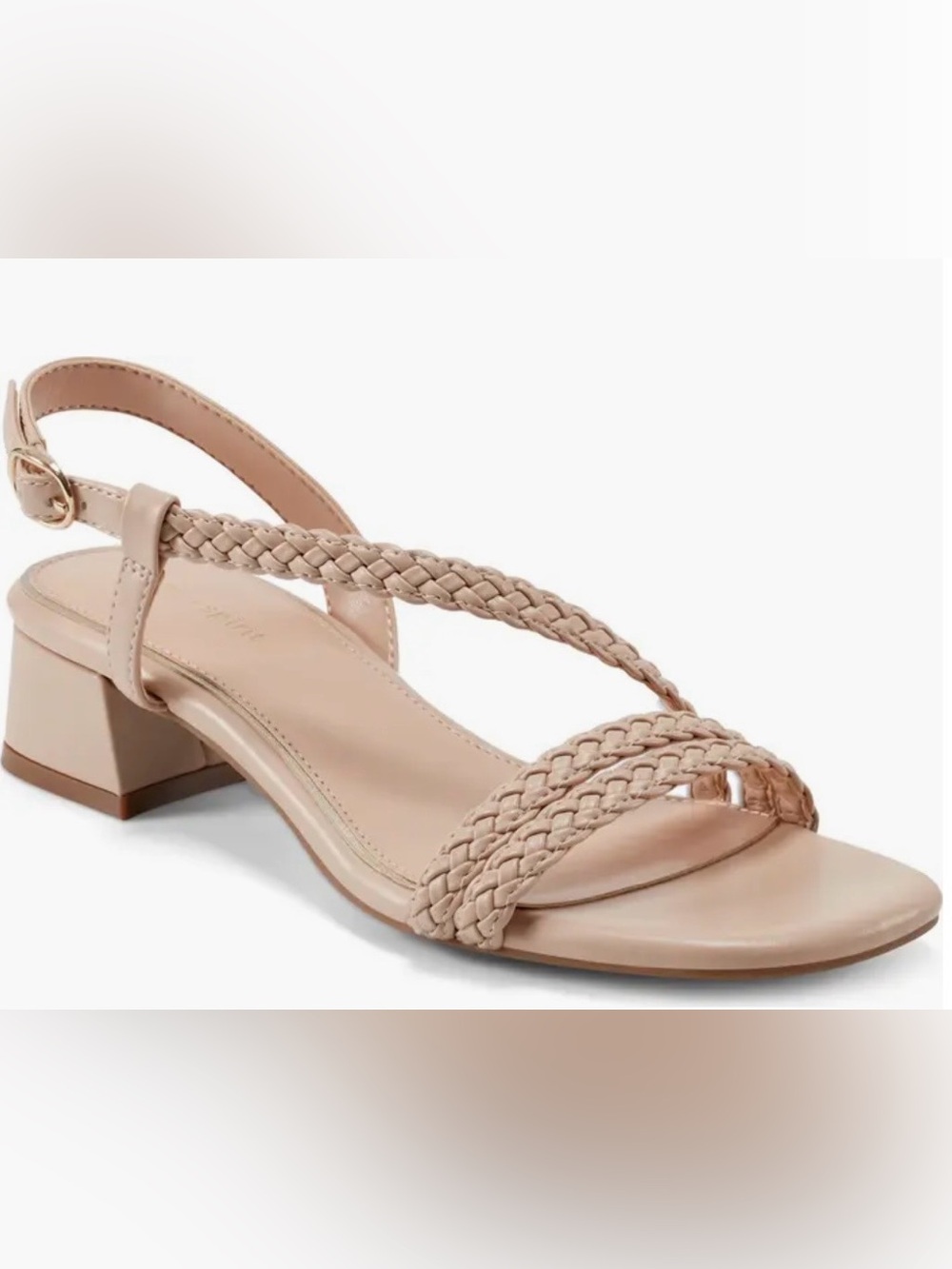 Easy Spirit Women's Saige  Braided Nude Sandals